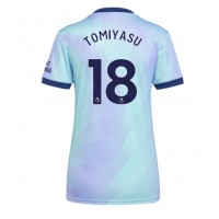 Maglia Calcio Arsenal Takehiro Tomiyasu #18 Terza Divisa Donna 2024-25 Manica Corta